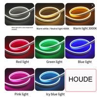 Lumières LED en silicone pour escaliers, intérieur/extérieur, 120 LED/m, bandes lumineuses LED découpables pour escaliers et canaux de scène