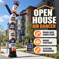 Ballon publicitaire gonflable Air Dancer pour événements promotionnels, signalisation routière, attirage de visiteurs, affichage personnalisé de votre marque
