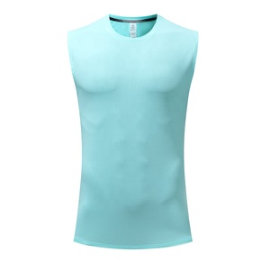 Camisetas sin mangas de gimnasio para hombre, camisetas deportivas sin mangas para correr, camisetas de entrenamiento informales, chalecos de fitness sueltos para hombre - Product Image 6
