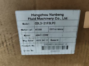 Bomba Centrífuga Multietapa de Alta Presión CDL, Bomba Vertical de Acero Inoxidable para Suministro de Agua en Sistemas CDL2-9 - Product Image 5