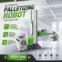 Bras de robot palettiseur personnalisé, charge utile 90 kg, servo haute vitesse, châssis en acier pour ligne logistique d'entrepôt, OEM/ODM, portique cartésien XYZ