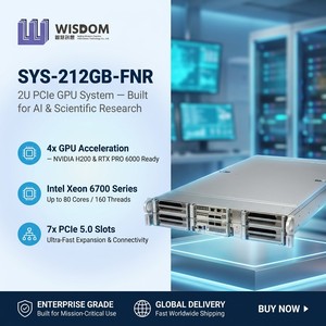 Máy chủ rack nghiên cứu khoa học Supermicro <span class=keywords><strong>SuperServer</strong></span> SYS-212GB-FNR 2U, đơn CPU Intel Xeon 6700, DDR5, 4 GPU RTX PRO 6000, hỗ trợ AI viễn viễn thông 2U - Product Image 1
