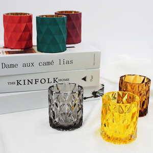 Barattolo in Vetro Satinato LANGXU da 6oz con Design a Specchio, Piccola Capacità, Colori Opachi per Candele Artigianali - Product Image 3