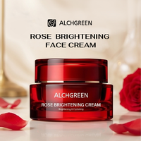 Crème Hydratante Botanique à la Rose pour le Visage, Correcteur de Taches Brunes, Marque Privée OEM/ODM, pour Éclaircir et Équilibrer le Teint