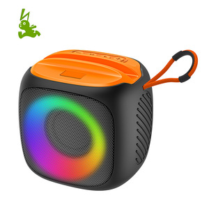 Loa Mini Di Động Cho Tiệc Tùng 8W Chống Nước Loa Mini Di Động Ngoài Trời Có Đèn RGB Loa Siêu Trầm Mini Di Động Có Giá Đỡ Điện Thoại <span class=keywords><strong>Radio</strong></span> - Product Image 3