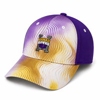 Casquette de camionneur à impression par sublimation et broderie en relief, ajustable avec fermeture snapback, pour hommes et femmes, idéale pour les sports d'équipe, activités de plein air et usage quotidien, taille unique.