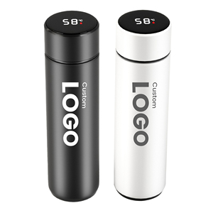 Bouteille d'eau intelligente en acier inoxydable à double paroi sans BPA avec affichage de la température, personnalisable avec logo, en PP – Meilleures ventes - Product Image 4