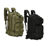 Mochila pequena à prova d'água, bolsa de assalto para uso externo