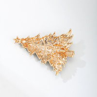 Broche émaillée personnalisée en gros pour sapin de Noël, étoile, boîte cadeau, pain d'épices, Noël, strass, en stock