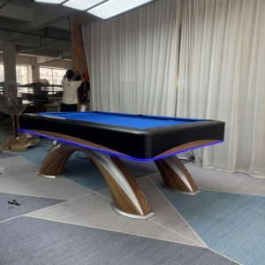 Vente directe d'usine de tables de billard haut de <span class=keywords><strong>gamme</strong></span> de luxe personnalisées de 7 pieds en bois massif pour une variété d'espaces - Product Image 2