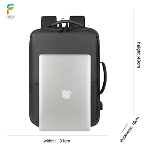 <span class=keywords><strong>2025</strong></span> mới thời trang máy tính xách tay ba lô túi chống thấm nước công suất lớn đa chức năng ba lô với cổng sạc USB - Product Image 2