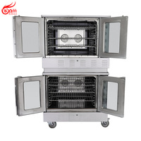 Horno de Convección a Gas de Doble Plataforma de Uso Comercial, Certificado por ETL, Equipo de Panadería para Cocinas Comerciales (GCO511S)