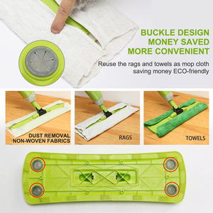 OKKiHOME Serpillère à pulvérisation facile pour les foyers occupés Nettoyage en une étape Sans dégâts Sans seau Tampons lavables en machine Séchage rapide Planchers Sûr pour la famille - Product Image 5