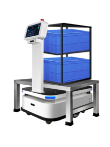 Robot de livraison métallique Changjingxin, capacité de levage 300 kg, 80 kg, moteurs à double entraînement 200 W, 48 V multi-tension, navigation laser SLAM - Product Image 2