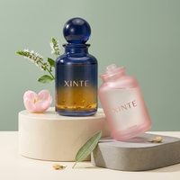 Nouvelle Tendance – Flacon de Parfum Cylindrique en Verre Dépoli Haut de Gamme pour Cosmétiques, 50ml, 30ml, 100ml, avec Atomiseur et Emballage Boîte