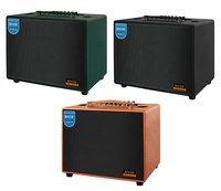 Altavoces bluetooth De Alta Calidad De Audio Powered Speakers Professional Active Wooden Karaoke Speaker with Mic and bluetooth