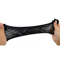 Filet élastique en nylon extensible à maintien solide pour la fabrication de perruques, essentiel pour les perruques, en sachet individuel