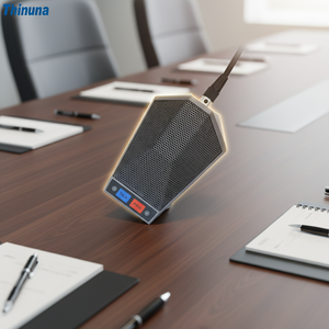 Thinuna VA-360C プロフェッショナルコンデンサーマイク 有線デスクトップ会議用 高感度スーパーカーディオイド指向性コンデンサーマイク - Product Image 1