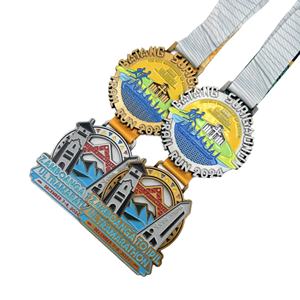 Medalla de Aleación de Zinc Personalizada con Logotipo, Diseño Creativo, Venta al por Mayor, para Maratón y Carreras Deportivas - Product Image 5