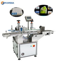 FK816D Applicateur d'étiquettes entièrement automatique, machine d'étiquetage pour timbres fiscaux, bouteilles d'eau, bouteilles de whisky, étiquettes de timbres fiscaux, étiquettes supérieures