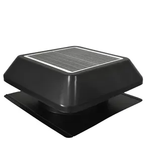 solar roof attic ventilation fan battery operated greenhouse exhaust fan