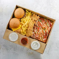 Boîte à collation en carton personnalisée, jetable, écologique et portable pour la restauration rapide, idéale pour poulet frit, burgers et frites