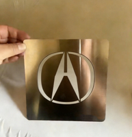 Fournisseur d'usine : pochoirs métalliques creux gravés sur mesure avec logo de voiture, au meilleur prix