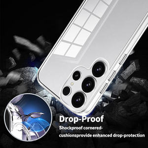 Ultra Clair 360 °   Étui <span class=keywords><strong>de</strong></span> protection complet pour <span class=keywords><strong>Samsung</strong></span> S8 Plus, <span class=keywords><strong>coque</strong></span> transparente anti-chute pour <span class=keywords><strong>Samsung</strong></span> <span class=keywords><strong>S6</strong></span> <span class=keywords><strong>EDGE</strong></span> - Product Image 4