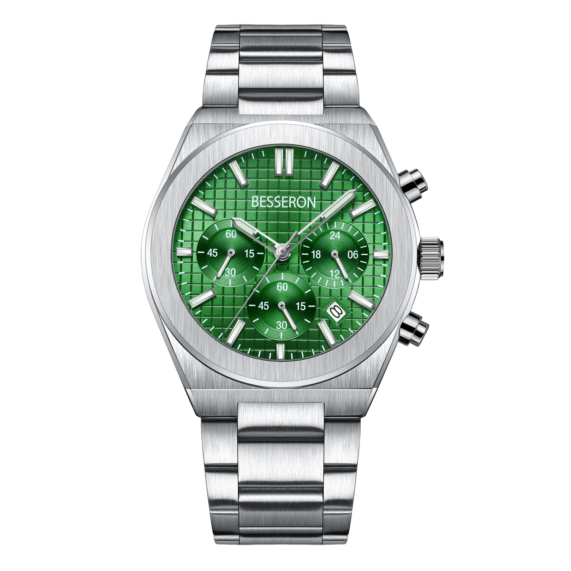 Green stainless steel case