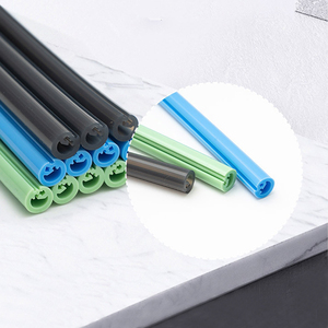 Pajitas de Silicona Reutilizables Ecológicas, Flexibles, Tamaño Jumbo para Batidos, Fáciles de Limpiar, Accesorios para Bar - Product Image 1