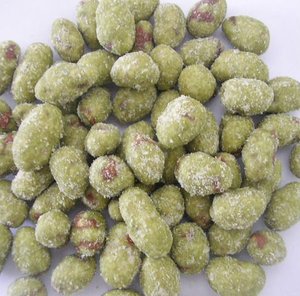 Tay Wasabi kaplanmış fıstıklar aperatifler toptan fiyat kalite organik yarıları ceviz çekirdek olmadan kabuk tay Wasabi kaplı - Product Image 2