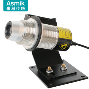 Capteur de température infrarouge à ondes courtes Asmik 24VDC à montage fixe, industriel, sans contact, mesure haute température - Product Image 1