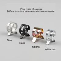 Fabricant OEM – Pièces d'emboutissage personnalisées en acier inoxydable 65Mn – Collier de serrage réglable en acier à ressort pour tubes