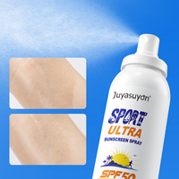 Spray solaire SPF 50 Protection UVA/UVB Résistant à l'eau 80 min Résistant à la transpiration Sans effet blanchâtre Non collant pour peaux sensibles