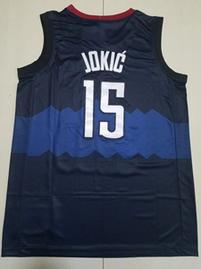 DEN 15 <span class=keywords><strong>Nikola</strong></span> Jokic Maillot de basket-ball de haute qualité pour hommes, broderie de qualité supérieure, édition Teamcheap City - Product Image 2
