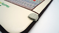 Healthymate Lumière Rouge Ions Négatifs Cristal Améthyste Tapis Thérapie Chauffée Matelas De Massage Énergie De Guérison Profonde Pierre Tapis De Douleur