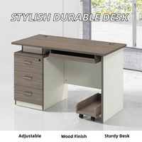 Bureau d'ordinateur en bois avec tiroirs, bureau d'angle ergonomique moderne pour jeux sur ordinateur avec organisateur de rangement et support pour unité centrale