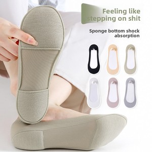 Woman <b>Socks</b> New Summer Ultrathin Solid Color Invisible No Show <b>Socks</b> Set Breathable Anti-slip <b>Socks</b> <b>Slippers</b> Casual - Product Image 2
