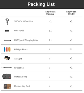 ZHIYUN Smooth 5s <span class=keywords><strong>Gimbal</strong></span> Portátil de 3 Ejes para Smartphone, Estabilizador de Mano Smooth 5S para <span class=keywords><strong>iPhone</strong></span> <span class=keywords><strong>14</strong></span> <span class=keywords><strong>Pro</strong></span> Max/HUAWEI/Xiaomi - Product Image 5