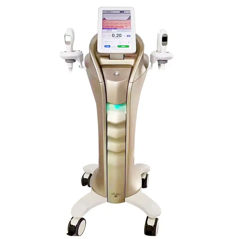 Newest face lift wrinkle removal 10 Pcs Cartridges 7D RF Radio Frequency Tighten V Shape Face Slimming Beauty Machine