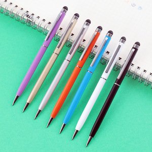 Penna Promozionale Bianca e Oro con Touch Screen, Prodotto Best-seller GemFully 2025, Regalo per Lei - Product Image 2
