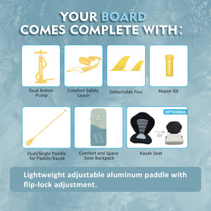 Tabla de <span class=keywords><strong>Paddle</strong></span> Surf Inflable Anti-UV de Grado Comercial Personalizada de Fábrica, SUP de PVC Grueso para <span class=keywords><strong>Alquiler</strong></span> - Product Image 3