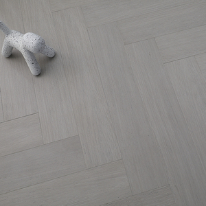 12mm AC3 MDF bấm vào khóa grey sồi xương cá Laminate sàn Matte kết thúc thiết kế hiện đại cho độ bền cao phòng khách văn phòng - Product Image 3