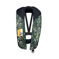 Nouveau Gilet de Sauvetage Gonflable pour Sports Nautiques, Plongée en Apnée, Surf, Sécurité Marine, Gilet de Sauvetage Gonflable Manuel 150N pour Adultes