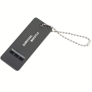 Custom Logo 2026 Company <b>Gift</b> Flat Plastic Whistle for Survival with Multiple Frequencies - Product Image 6