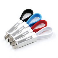 Cadeaux intelligents promotionnels 2026, mini chargeur magnétique portable rapide, porte-clés, câble de charge 3 en 1 pour téléphones portables
