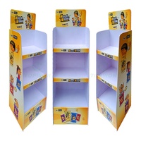 Étagère d'affichage en PVC pour supermarché de vente au détail personnalisée, présentoir de produits en PVC, présentoir de biscuits en PVC