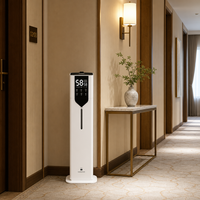 Humidificateur à ultrasons en plastique WT-J66, 10L, 300ml/h, 110-240V, avec prise EU/US/UK/AU, pour hôtel, bureau, usage commercial et domestique