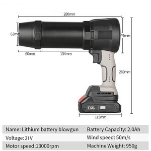 F.EASYD Source Factory Venta caliente de alta calidad inalámbrico manejado Power Storm 130000RPM batería de litio Storm Machine - Product Image 2