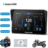 Carpuride Pantalla CarPlay Inalámbrica de 7 Pulgadas para Motocicleta BMW, Apple CarPlay, Android Auto, Control con Volante W702BS